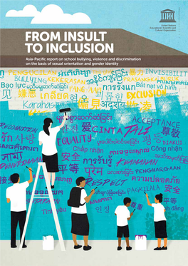 From Insult to Inclusion: Asia-Pacific Report on School Bullying, Violence