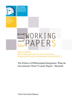 EUI RSCAS Working Paper 2020