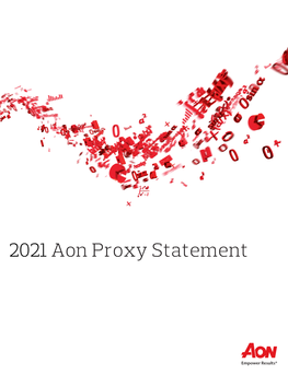 Proxy Statement Aon 2021