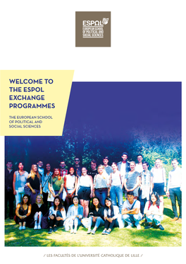 Welcome to the ESPOL EXCHANGE Programmes