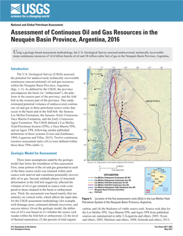 Assessment of Continuous Oil and Gas Resources in the Neuquén Basin Province, Argentina, 2016