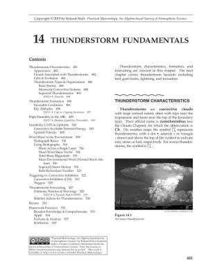 Prmet Ch14 Thunderstorm Fundamentals