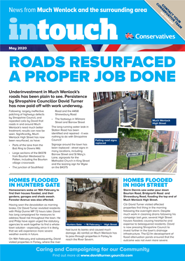 Roads Resurfaced a Proper Job Done