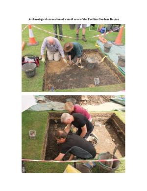 Buxton Pavilion Gardens Excavation Report