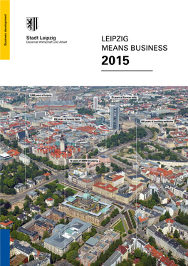 Wirtschaftsbericht 2015 Der Stadt Leipzig (Englisch)