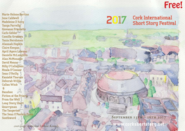 2017 Cork International Short Story Festival