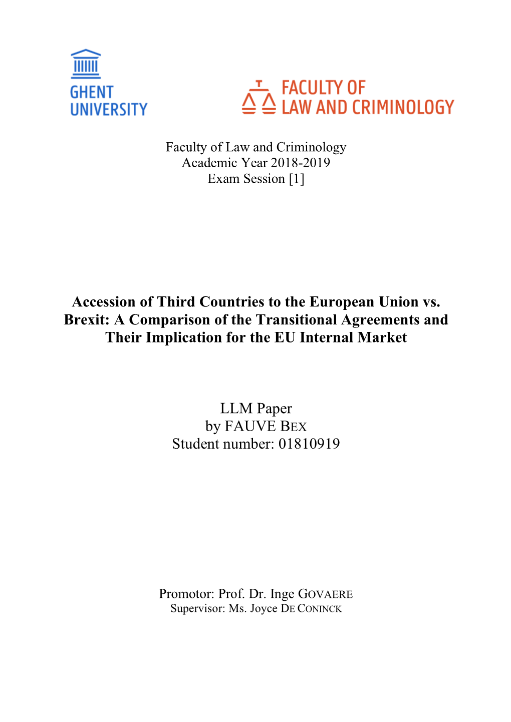 Accession of Third Countries to the European Union Vs