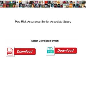 Pwc Risk Assurance Senior Associate Salary