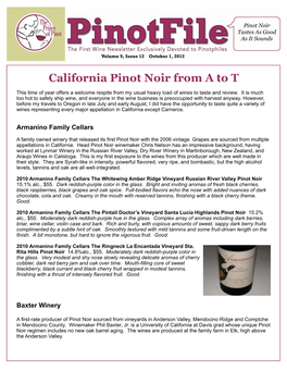 Pinotfile Vol 9 Issue 12