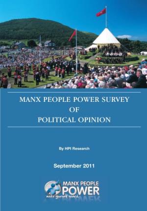 Manx People Power Survey of Political Opinion