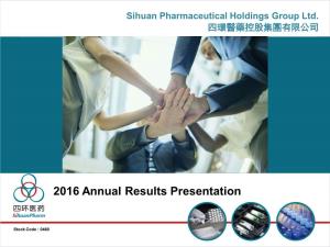 2016 Annual Results Presentation