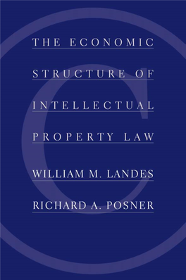 The-Economic-Structure-Of-Intellectual-Property-Law.Pdf