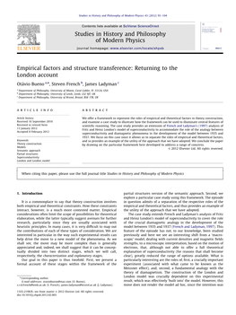 Empirical Factors and Structure Transference Returning to The