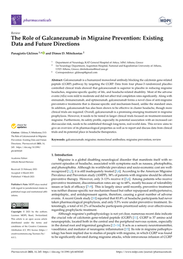 The Role of Galcanezumab in Migraine Prevention: Existing Data and Future Directions
