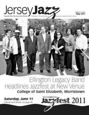 Ellington Legacy Band Headlines Jazzfest at New Venue College of Saint Elizabeth, Morristown