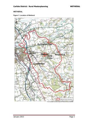 Carlisle Rural Masterplanning Settlement