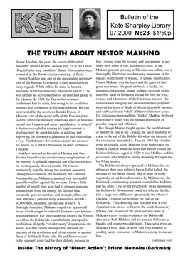 The Truth About Nestor Makhno