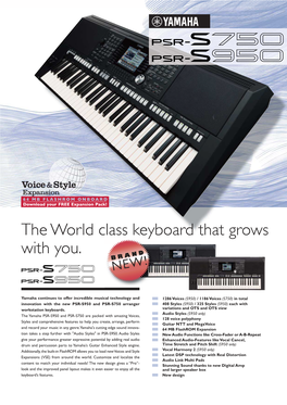 The World Class Keyboard That Grows with You. BRAND NEW!