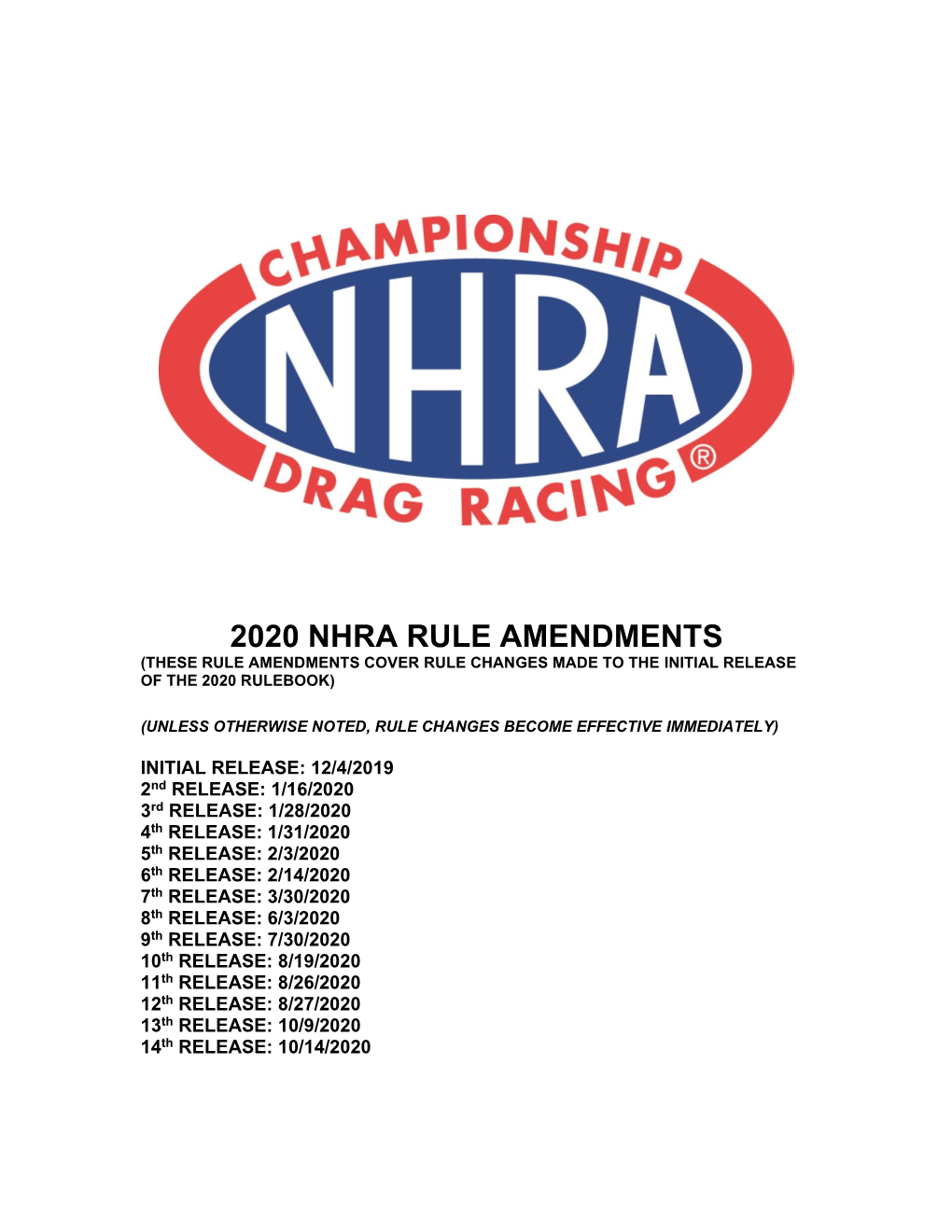 Nhra Street Legal Presented By