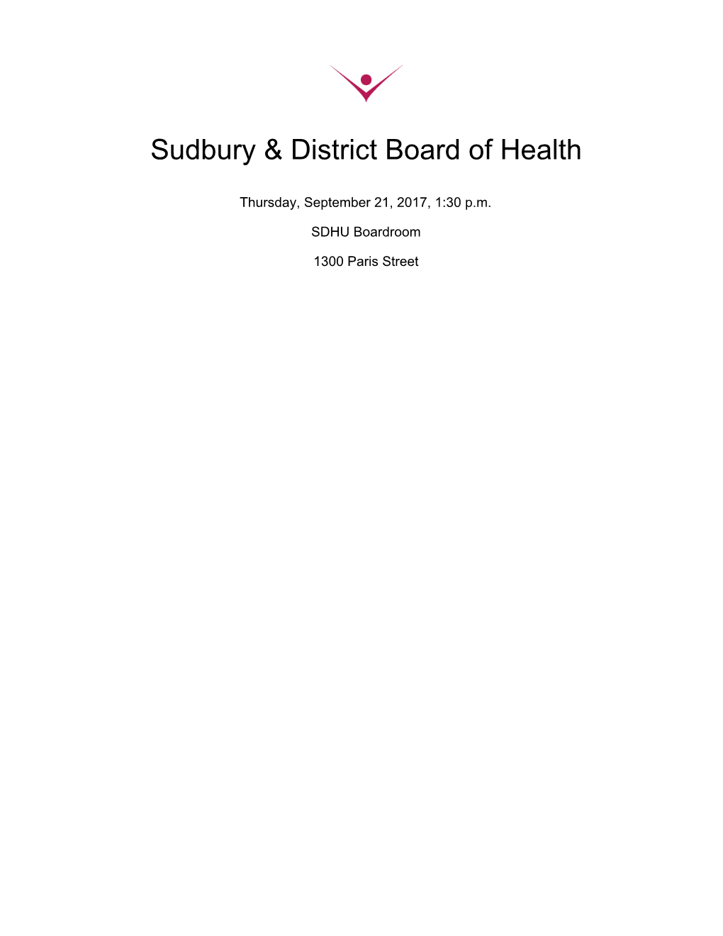 Sudbury & District Board of Health