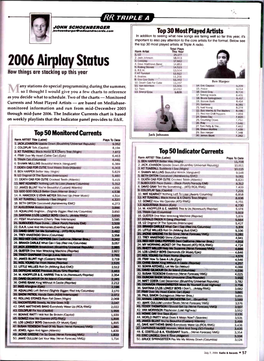 2006 Airplay Status 4