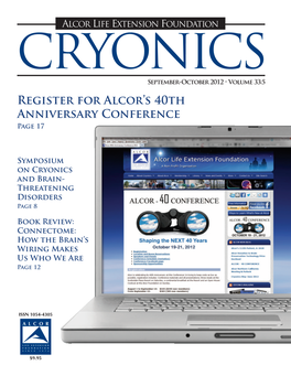 Cryonics Magazine, September-October, 2012