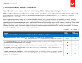 Adobe Connect and Adobe Connectnow