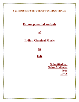 In Indian Classical Music