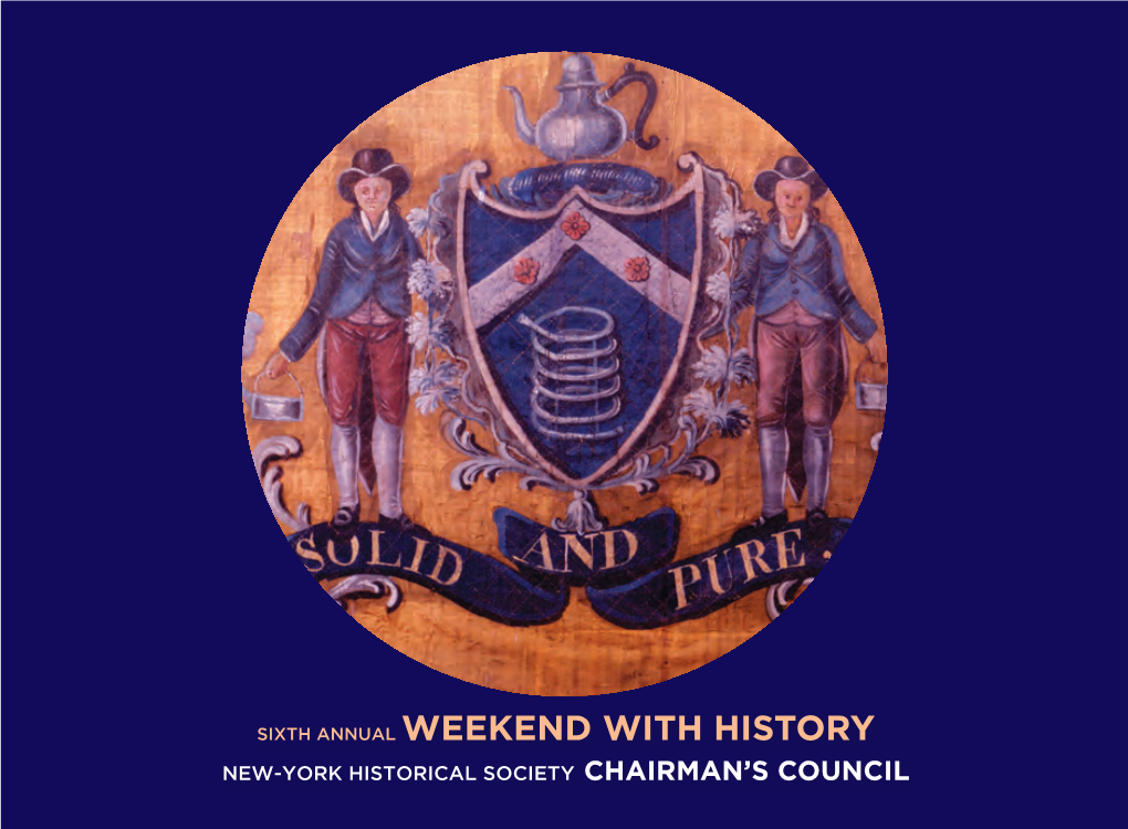 Sixth Annual Weekend with History