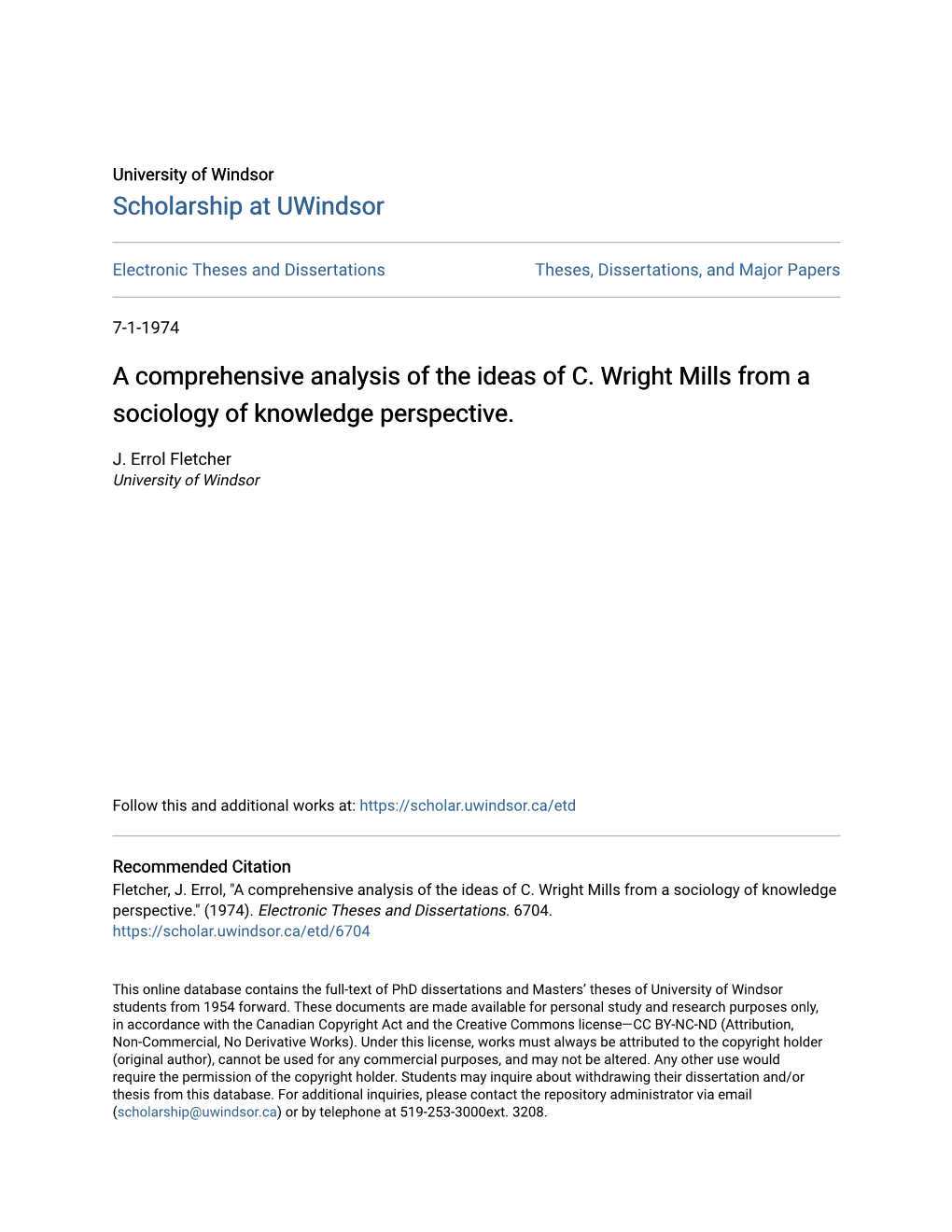 A Comprehensive Analysis of the Ideas of C. Wright Mills from a Sociology of Knowledge Perspective