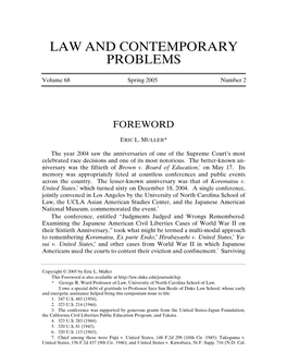 Law and Contemporary Problems