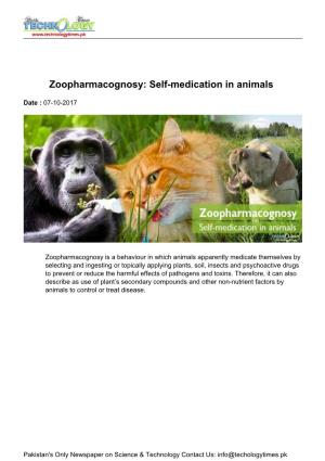 Zoopharmacognosy: Self-Medication in Animals