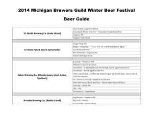 2014 Michigan Brewers Guild Winter Beer Festival Beer Guide