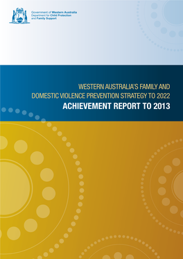 Achievement Report to 2013