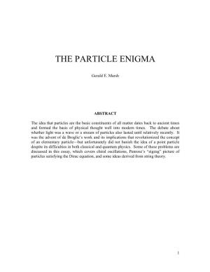 THE PARTICLE ENIGMA-Restructured