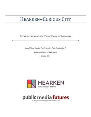 Hearken–Curious City