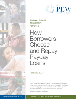 How Borrowers Choose and Repay Payday Loans