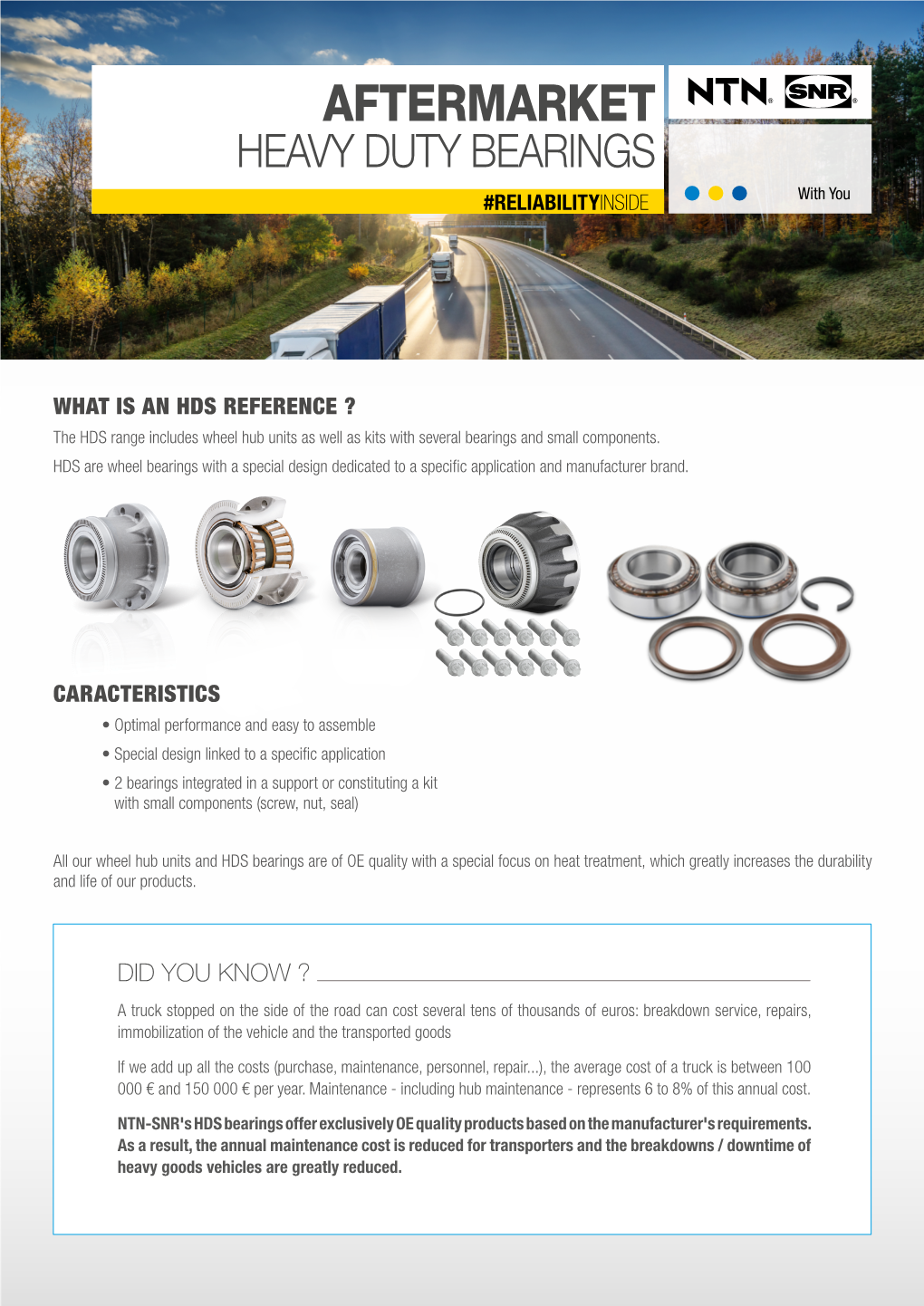 AFTERMARKET HEAVY DUTY BEARINGS with You #RELIABILITYINSIDE