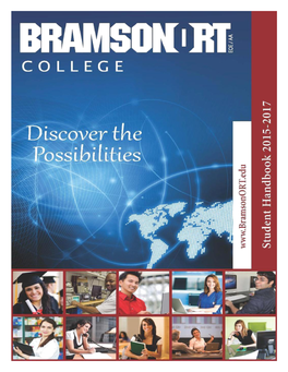 Bramson Ort College 2015-2017 Student Handbook