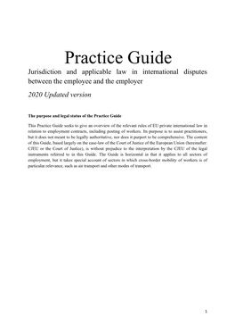 Employment Practice Guide