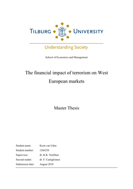 The Financial Impact of Terrorism on West European Markets