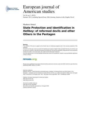 State Protection and Identification in Hellboy: of Reformed Devils and Other Others in the Pentagon