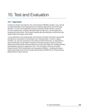 + Part 10: Test and Evaluation