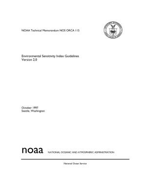 Environmental Sensitivity Index Guidelines Version 2.0
