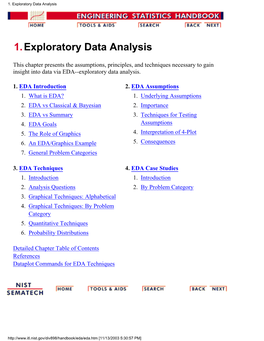 1. Exploratory Data Analysis