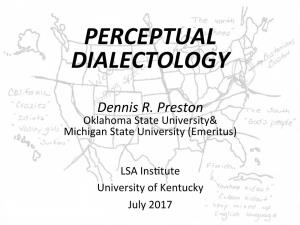 Perceptual Dialectology 1.Pdf
