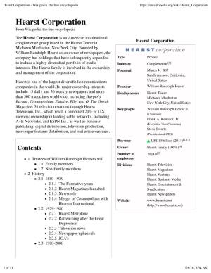 Hearst Corporation - Wikipedia, the Free Encyclopedia