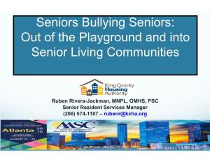 Out of the Playground and Into Senior Living Communities