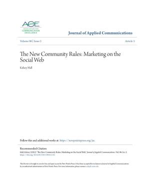 The New Community Rules: Marketing on the Social