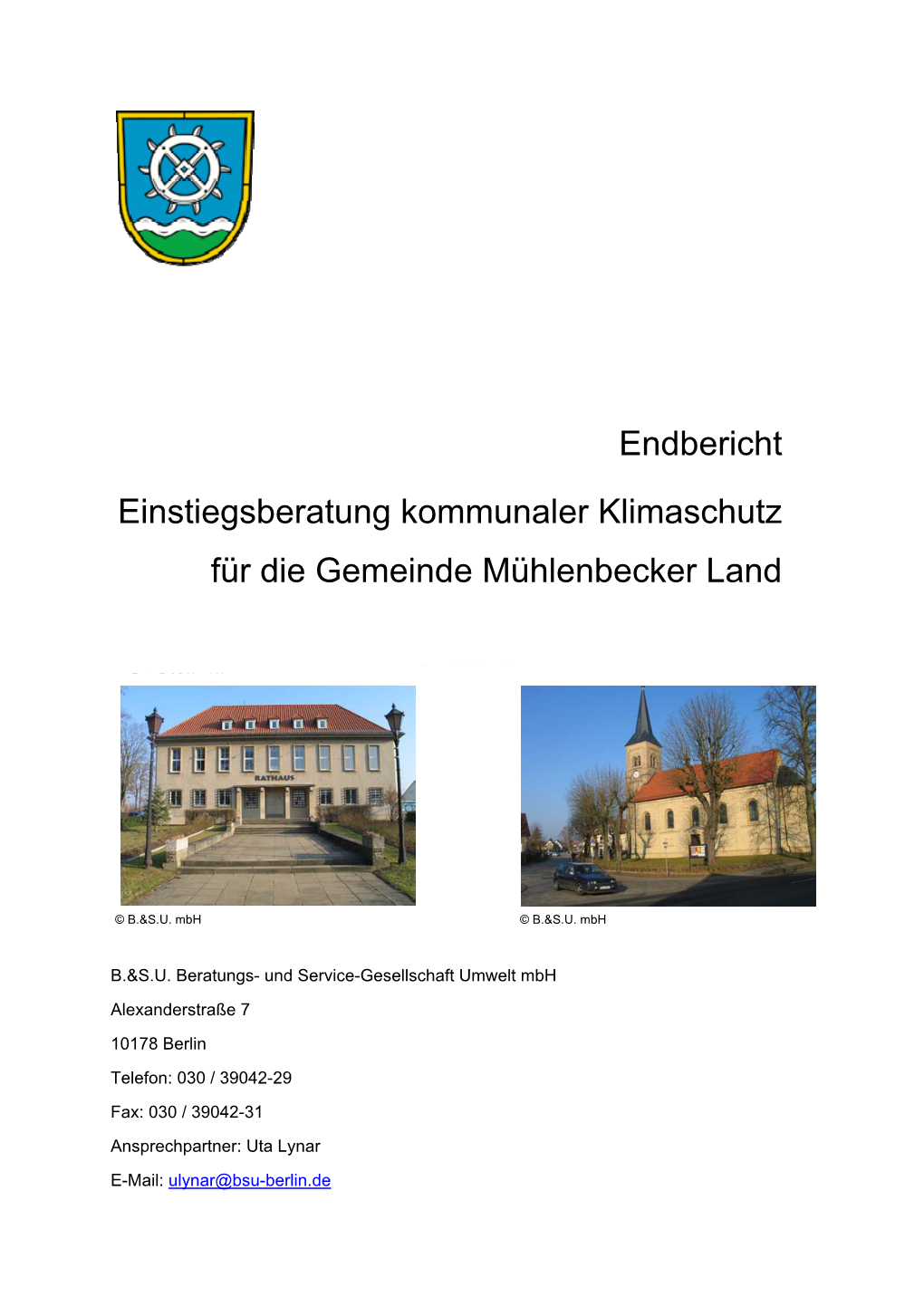 Einstiegsberatung Kommunaler Klimaschutz